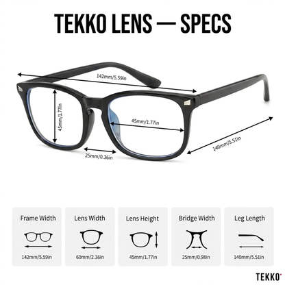 Tekko Lens — Blue Light Glasses